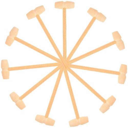12 Pcs Mini Beat Toy Toddler Toys for Girls Wood Hammer