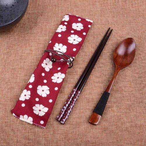 .School Binding Line Spoon Kitchen Wooden Tableware Durable