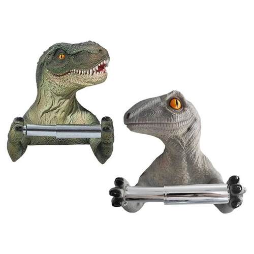 3D Dinosaur Toilet Paper Holder Wall Storage Toilet Roll Hol