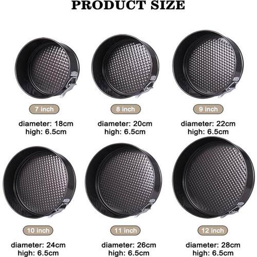 Cake Pan Round Nonstick Baking Pans Spring Form For Tier