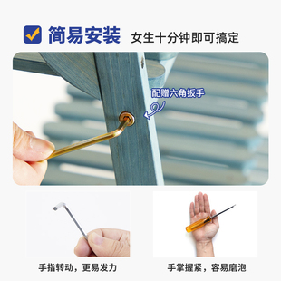 小花架阳台置物架落地式植物摆放架E室内多层养花架子实木多肉花