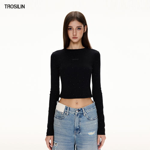 25早秋新品满天星梦幻打底衫