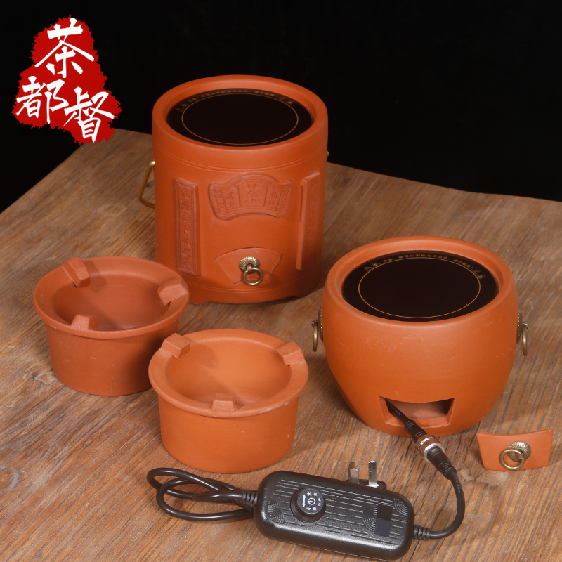 黑晶炉配件e电炭炉泡茶炉功夫茶桌煮茶器炭改电两用炉芯围炉煮茶