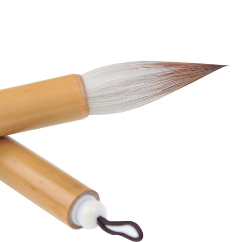 老技师特制毛笔兼毫纯狼毫羊毫大中楷欧楷K田英章专用颜柳赵体行