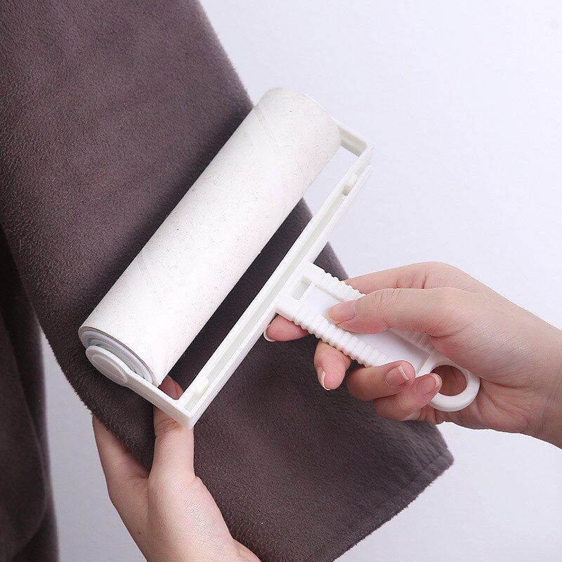 厂货大号粘尘纸16cm可撕式除尘纸粘毛滚筒刷粘毛器替换芯斜撕60层