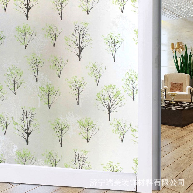 窗花纸窗贴磨砂贴纸卫生间透光不透明浴室玻璃贴纸窗户贴膜50CM宽