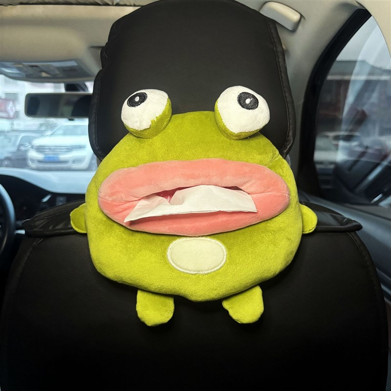 汽车卡通创意纸巾盒车载扶手箱抽纸盒车用椅背遮阳板挂式纸巾套