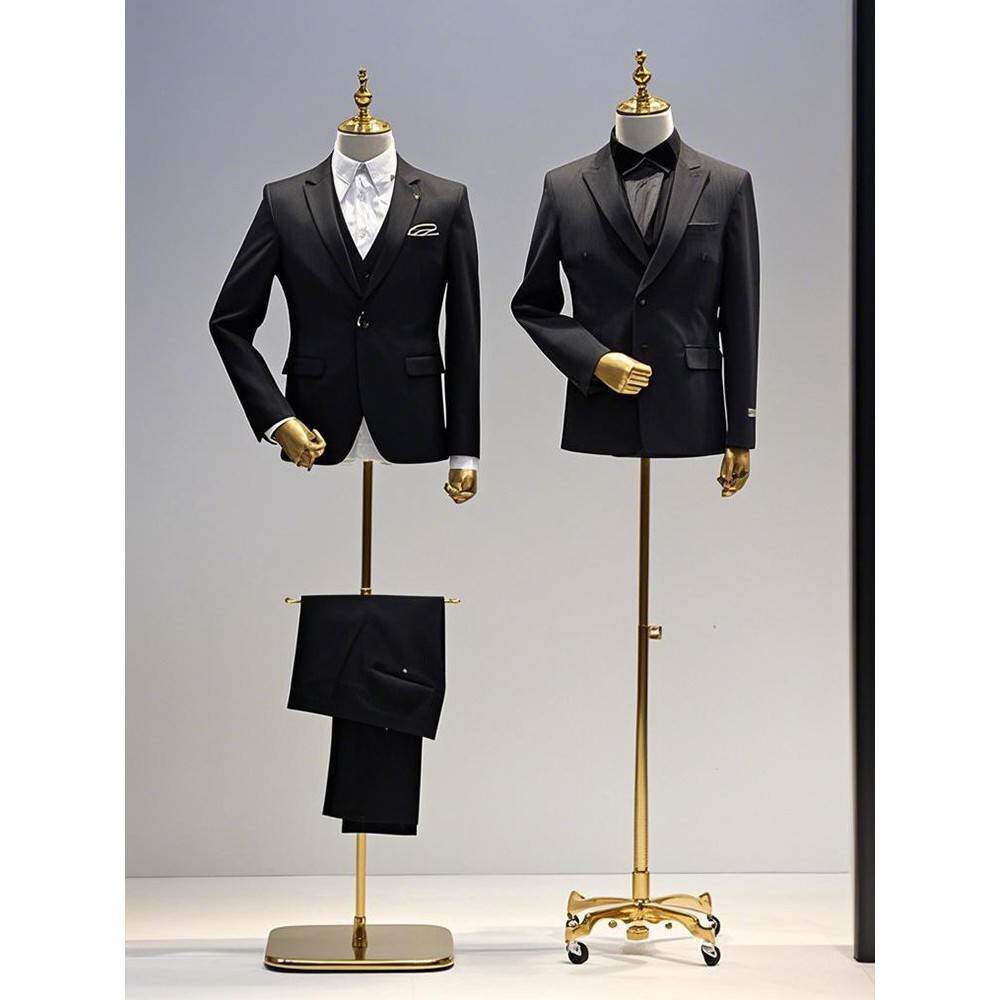 模特道具男半身人台西装礼服西服展示架服装店全身假人男装模特架