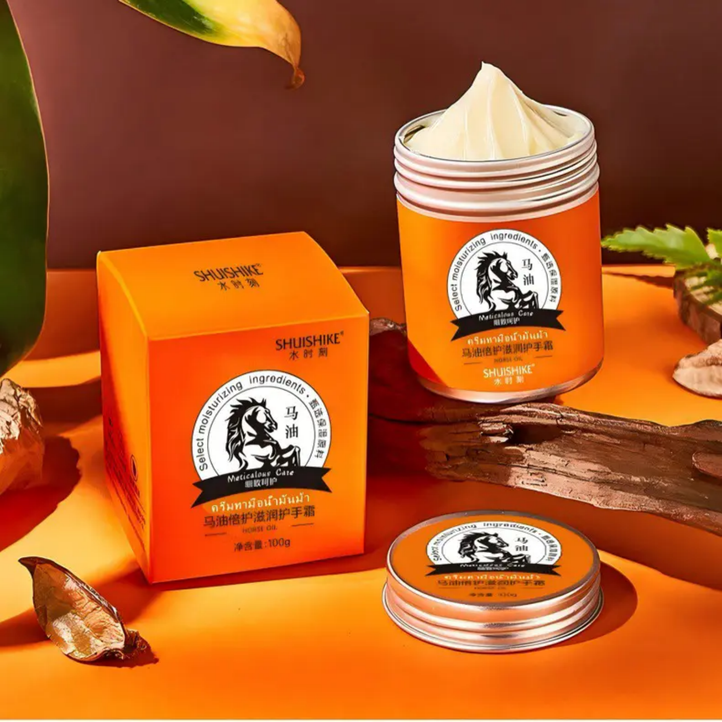 SHUISHIKE水时刻马油倍护滋润护手霜改善干燥嫩肤补水粗糙防干裂