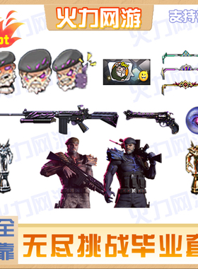 cf穿越火线端游无尽挑战毕业套装，虚空手雷末日审判者惩戒者战神