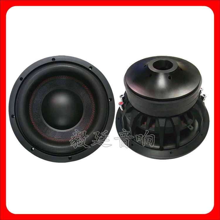 高品质汽车重低音喇叭 10寸圆形4欧500W外磁车载扬声器 喇叭厂家