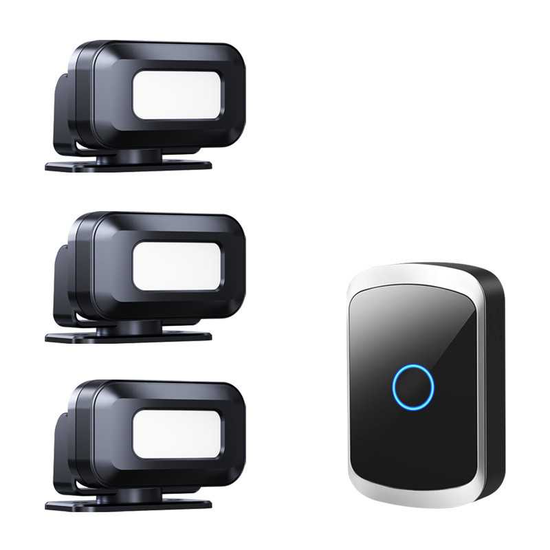 门口欢迎光临感应器分体式进门铃迎宾店铺超市进店语音提示报警器