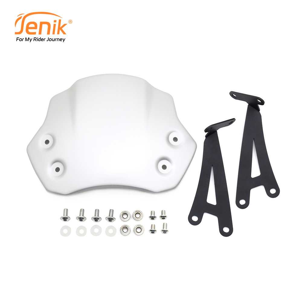 适用凯旋攀爬400X Scrambler Speed 400 复古小风挡 铝前挡风拉丝