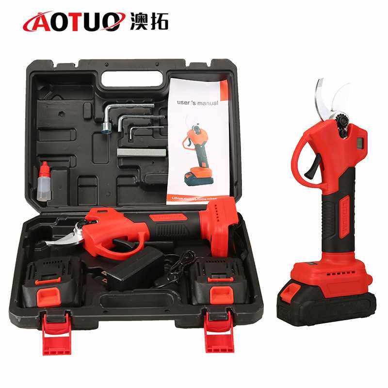 跨境新款充电式电剪刀园林果树电动剪多功能手持式锂电修枝剪