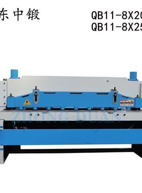 8X2500机械剪板机QB11-8X2500裁板机剪切次数快QB11系列