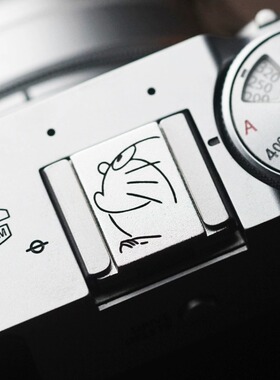 适用佳能R10/R8尼康Z9/Z8/Z72 富士XPRO3/XT5/XT4通用热靴盖黄铜