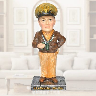 工艺品摆件 树脂工艺品 世界名人 美国  麦克阿瑟将军 创意摆件
