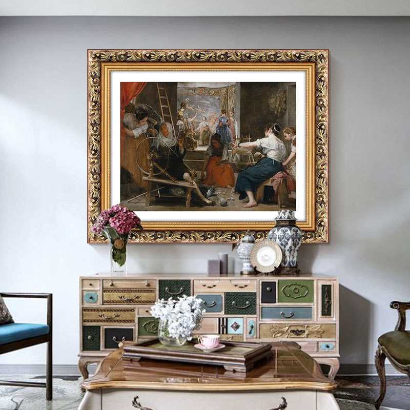 委拉斯贵支装饰画Diego Velazquez委拉斯开兹宫娥西班牙人物油画