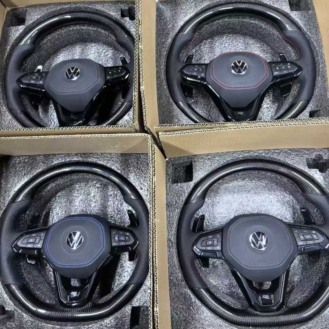 原装全系MQB平台PQ平台VEO平台均可安装碳纤维多功能方向盘