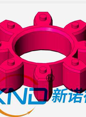 GR55-XL7型梅花联轴器/联轴器弹性体GR55/R55/红色8角胶厂家