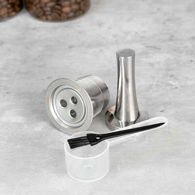 新款不锈钢三孔K杯兼容Ninja CFP201 CFP301 Dual Brew Pro咖啡机