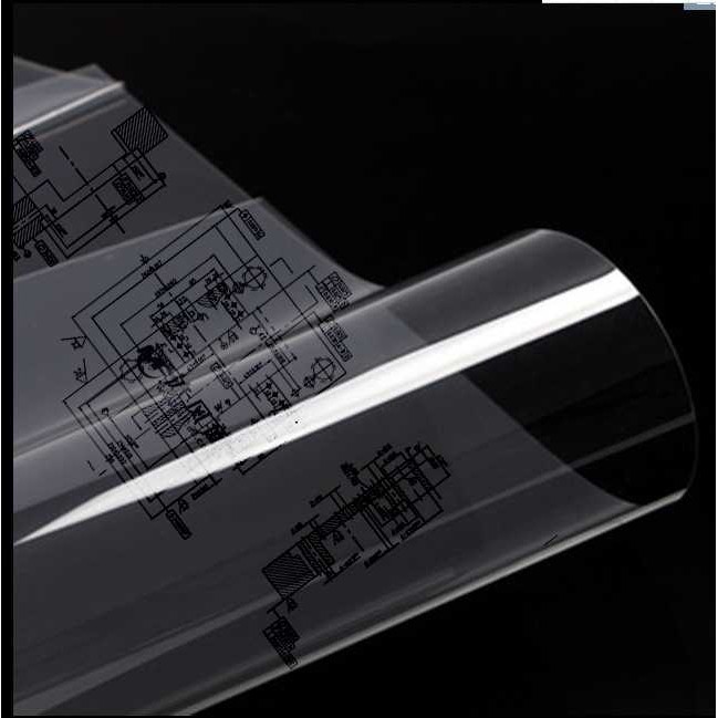 咬花蚀刻可剥离菲林胶片 晒纹皮纹胶片 拉伸膜0.61*30模具膜云海