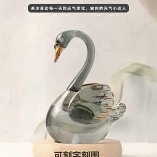 刻字圣诞节生日礼物女生女友闺蜜男朋友少女心粉色天气预报风暴瓶