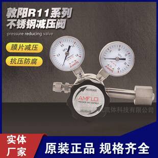 单级小流量气体减压器氮气调压阀不锈钢钢瓶减压阀