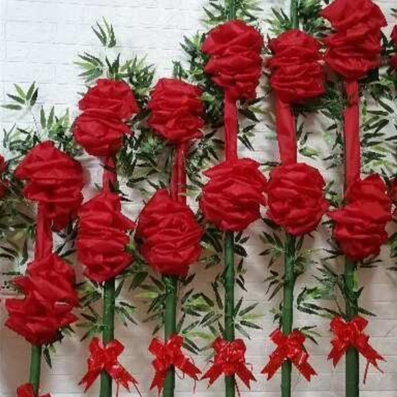 温州搬家习俗 新房乔迁喜庆红花球入宅 开业P庆典竹子新居装饰花