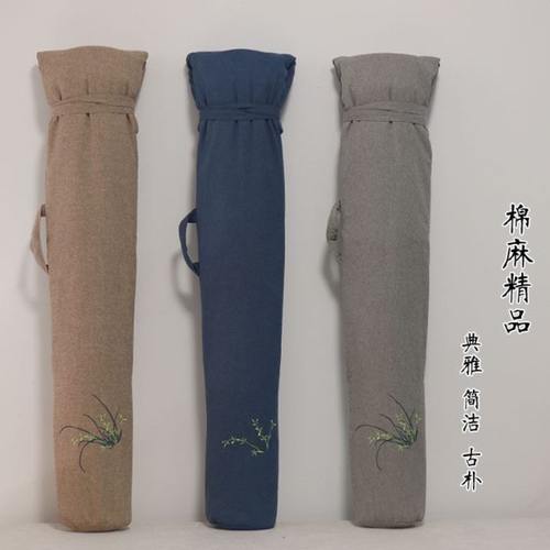 加厚棉麻古琴琴囊 古琴包 琴衣 可背可提 印花工艺 布料手感好