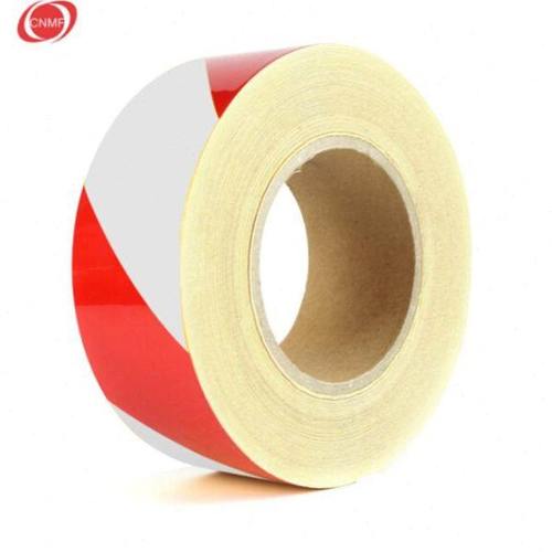 谋福反光胶带黄黑反光警示胶带 地脚线反光膜 标识 国标长45.7米