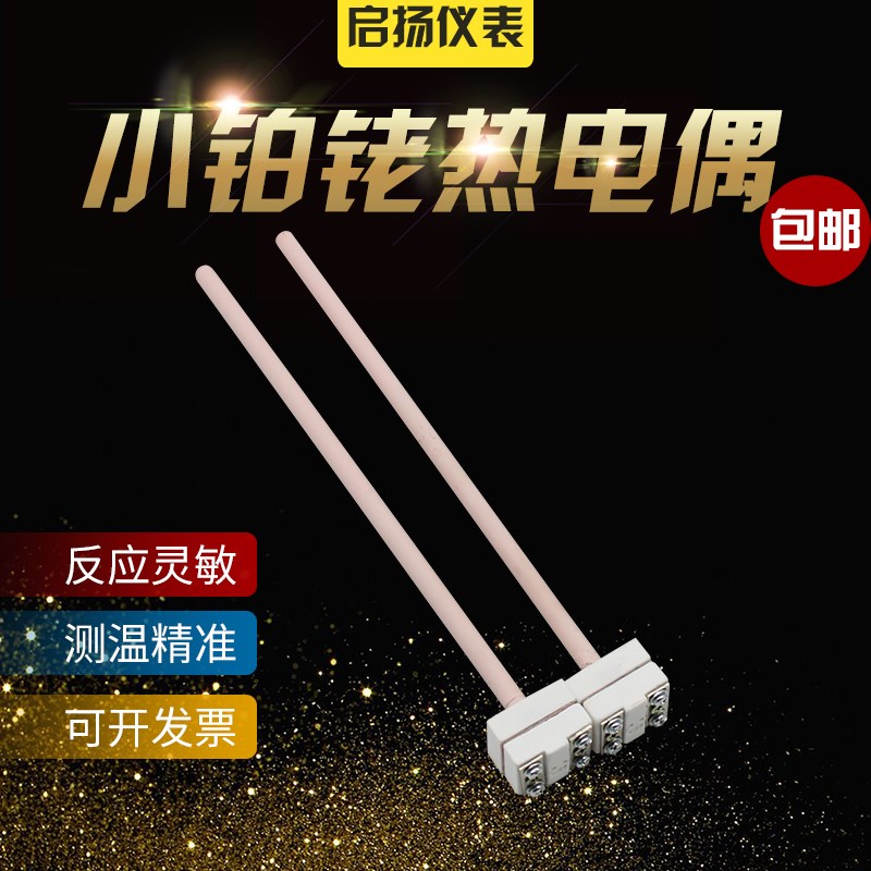 铂铑热电偶S型小铂铑热电偶耐高温刚玉B热电偶WRP-100 S型 B型 R