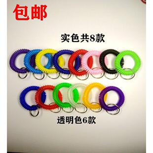 上新桑拿游泳手牌钥匙扣皮圈手环皮筋弹簧圈松紧带扎带数字号码牌