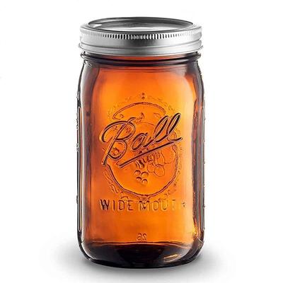 【梅森生活家】ball masonjar 美式斗草茶色梅森罐咖啡豆密封罐