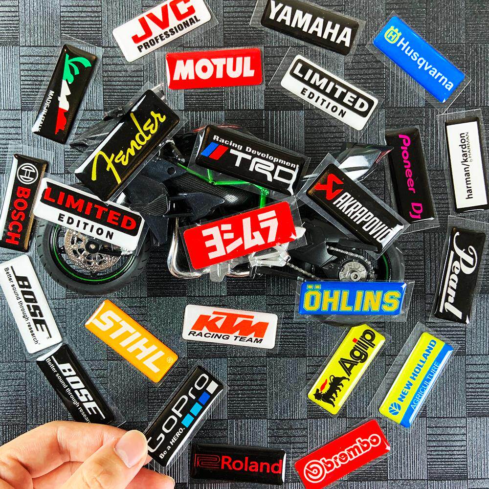 摩托车3D立体反射踏板汽车头盔贴花行李箱滑板相机无人机通用贴纸