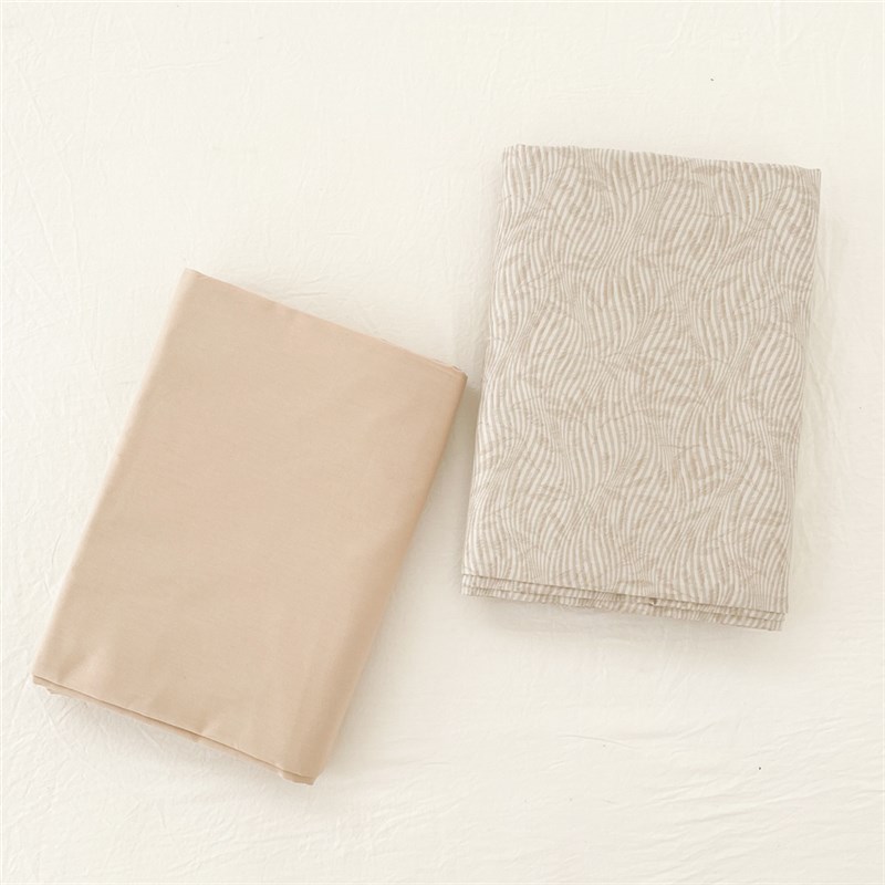 丁达尔效应 奶油风全棉床单床笠被单床罩单件单人双人床1.W5m/1.8