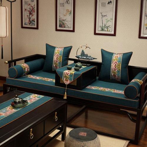 新中式红木沙发坐垫实木家具沙发垫四季通用椅子座垫罗汉床防滑垫