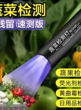 【下单立减50】果蔬检查紫光灯紫外线残留检测电子灯可验钞ZZ
