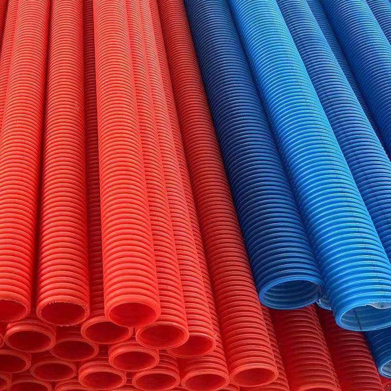 pe卡瓦式单壁波纹管75管埋地110单壁波纹管高压电力穿线埋地管