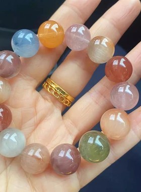 天然玛瑙手串女2025新款多宝高级感手链送女友礼物多巴胺水晶手饰