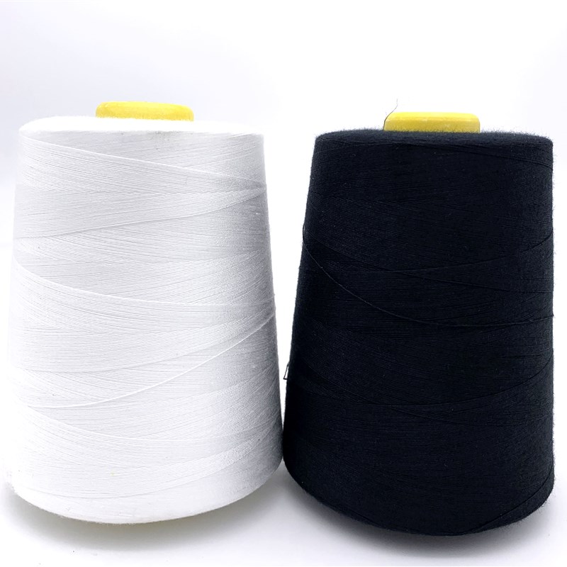 【60卷装】402缝纫线平车线黑白大卷宝塔线缝纫机线约8000码包邮