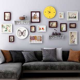 048装 客厅挂画沙发背景墙壁画简约现代北欧墙画组合 饰画