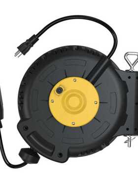 带三分接头和20 AMP断路器的40 FT 10AWG重型电源线天花板/壁挂式