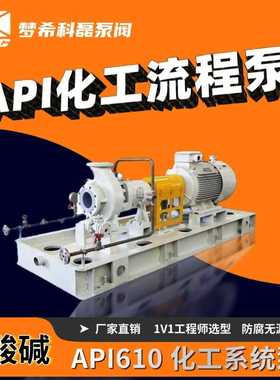 化工流程泵标准泵型石化流程离心泵耐腐蚀输送泵API化工泵