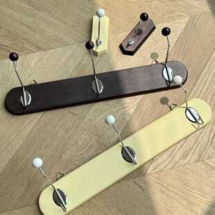 ins中古榉木挂钩服装店试衣间入户玄关墙面挂衣钩更衣室挂衣架