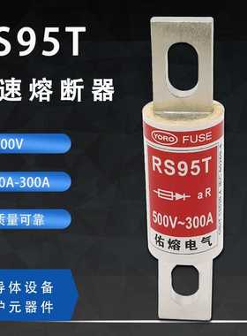 FUSE快速熔断器RS95T 500V 100A125A150A160A 200A 250A 300A佑熔