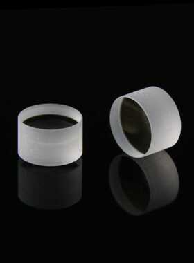 直径9mm中心厚5.6mmH-K9L/H-ZF1材质焦距27.39mm双胶合消色差透镜