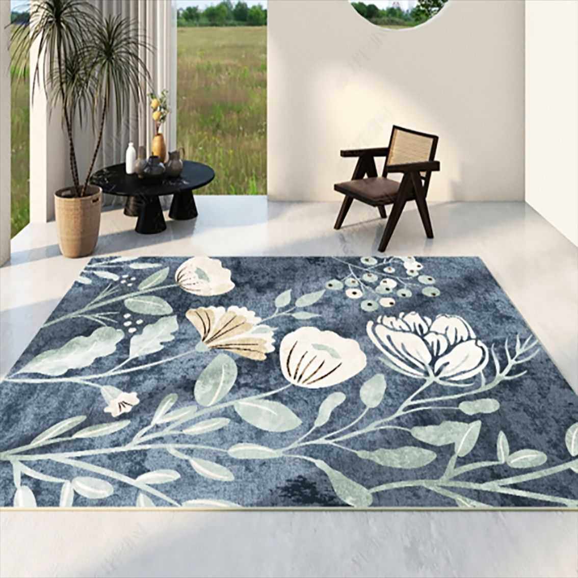 客厅地毯家用北欧轻奢植物花卉复古沙发茶几毯床边卧室法式日式,农机/农具/农膜,其它农用工具,淘宝优惠券,粉丝福利购,淘宝优惠卷