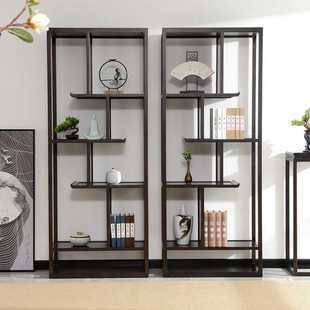 新中式实木博古架展示柜置物架茶室柜多宝阁茶架古董架尊宠直销