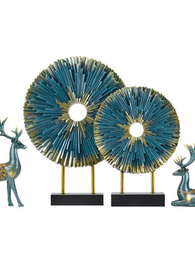 欧式鹿摆件家居饰品轻奢客厅电视柜酒柜玄关现代美式高级装饰